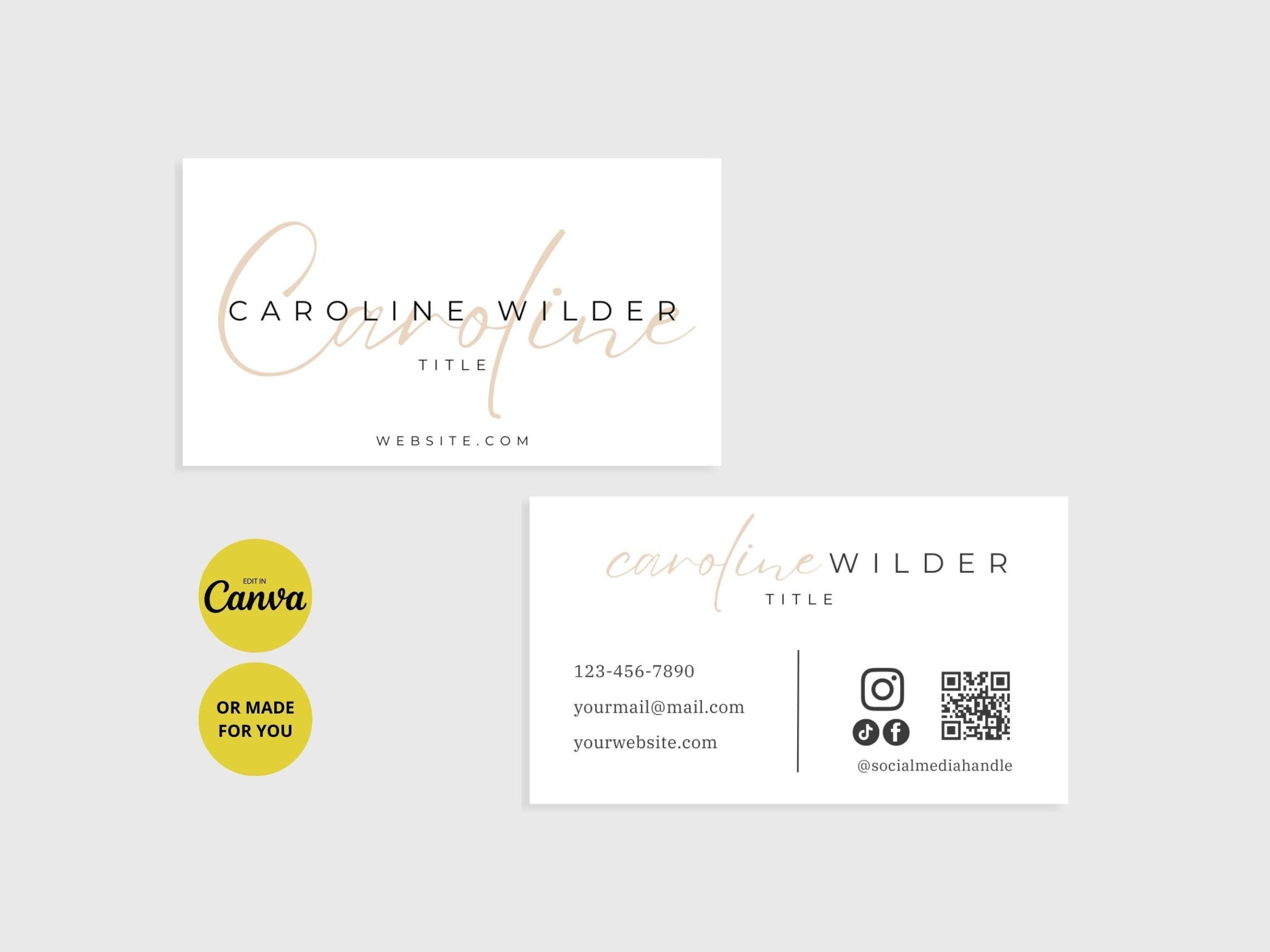 Canva|Webデザインと一体で管理できるオンライン名刺