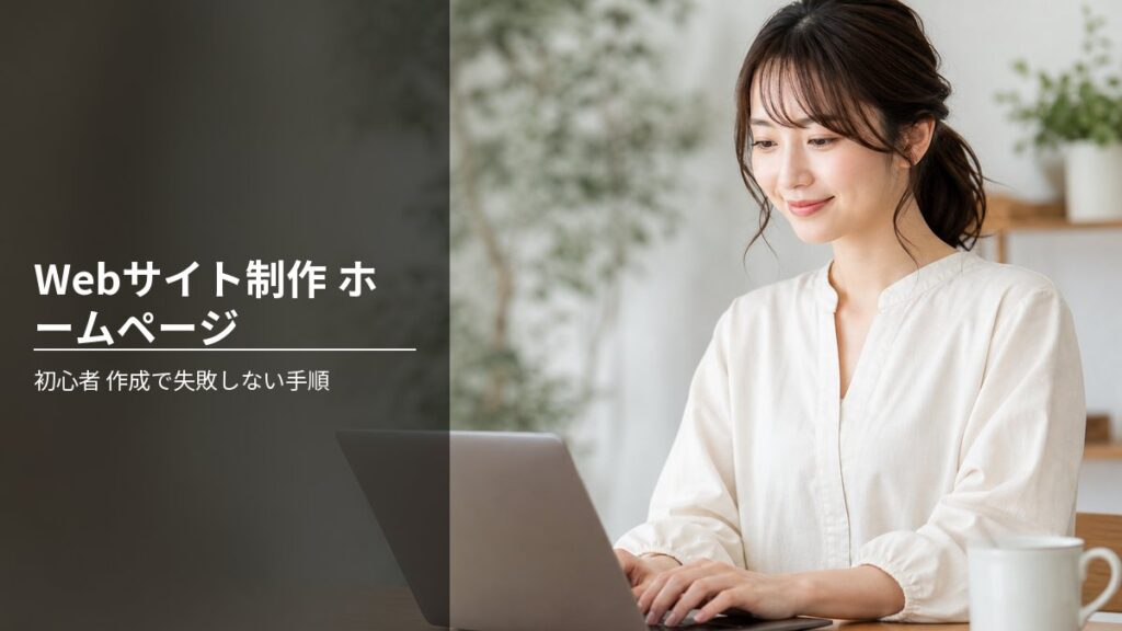 Webサイト制作 ホームページ 初心者 作成で失敗しない手順