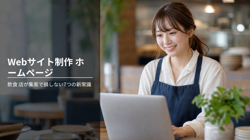 Webサイト制作 ホームページ 飲食 店が集客で損しない7つの新常識
